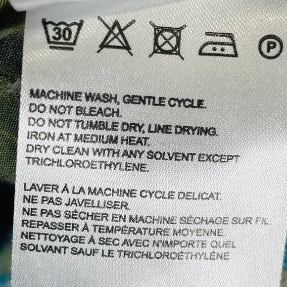 Farm Rio Blue Bianca Blouse Tropical Size Small - Picture 10 of 11